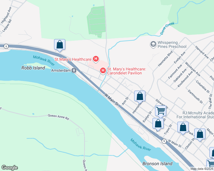 map of restaurants, bars, coffee shops, grocery stores, and more near 382 Division Street in Amsterdam
