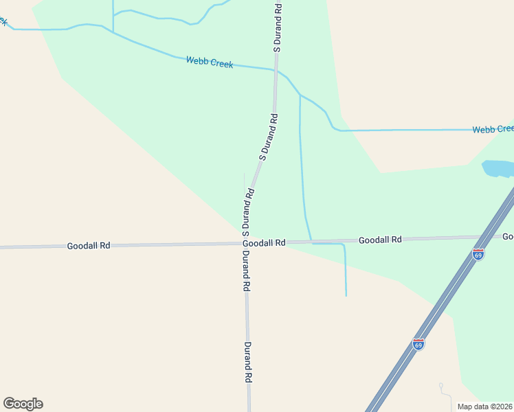map of restaurants, bars, coffee shops, grocery stores, and more near 3119 South Durand Road in Durand