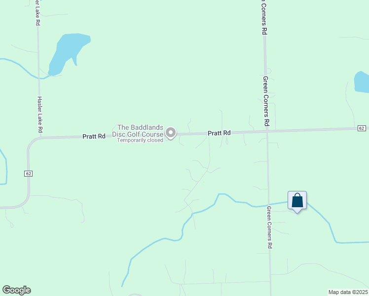 map of restaurants, bars, coffee shops, grocery stores, and more near 5445 Pratt Road in Lapeer