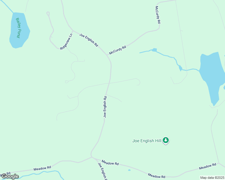 map of restaurants, bars, coffee shops, grocery stores, and more near 219 Joe English Road in New Boston