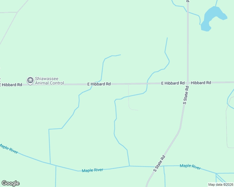 map of restaurants, bars, coffee shops, grocery stores, and more near 1932 East Hibbard Road in Owosso