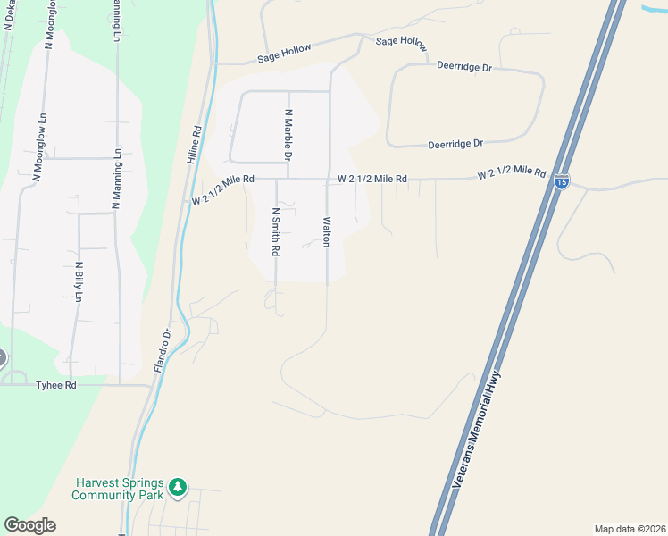 map of restaurants, bars, coffee shops, grocery stores, and more near 13280 Walton in Pocatello