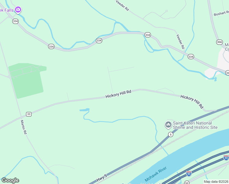 map of restaurants, bars, coffee shops, grocery stores, and more near 2391 Hickory Hill Road in Fonda