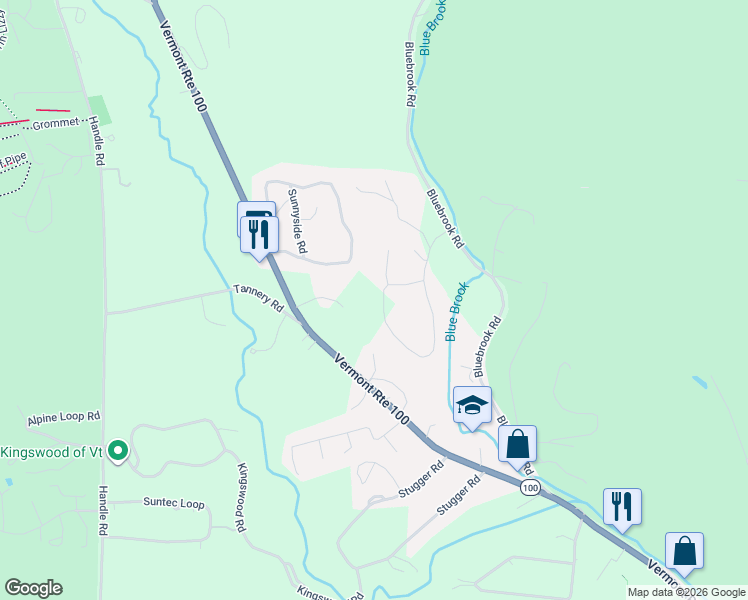 map of restaurants, bars, coffee shops, grocery stores, and more near 49 Joan's Ridge Road in Dover