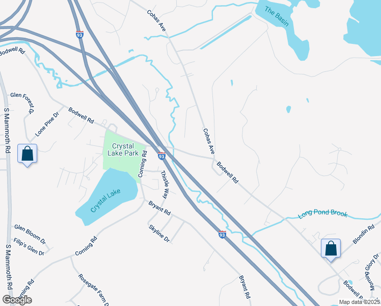 map of restaurants, bars, coffee shops, grocery stores, and more near 954 Bodwell Road in Manchester