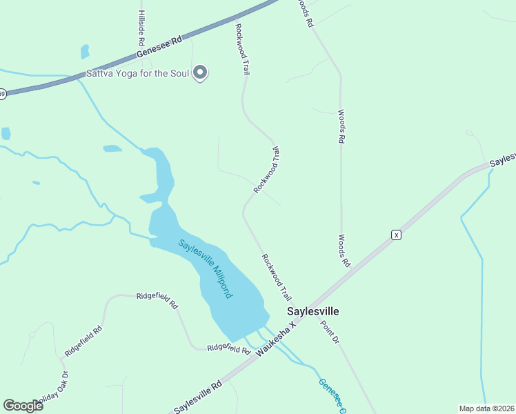 map of restaurants, bars, coffee shops, grocery stores, and more near S49W28855 Parke Lane East in Waukesha