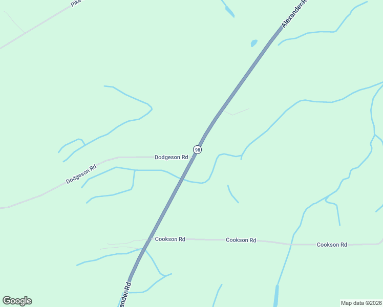 map of restaurants, bars, coffee shops, grocery stores, and more near 3781 Dodgeson Road in Alexander