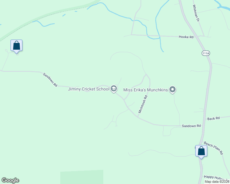 map of restaurants, bars, coffee shops, grocery stores, and more near 92 Sandown Road in Danville
