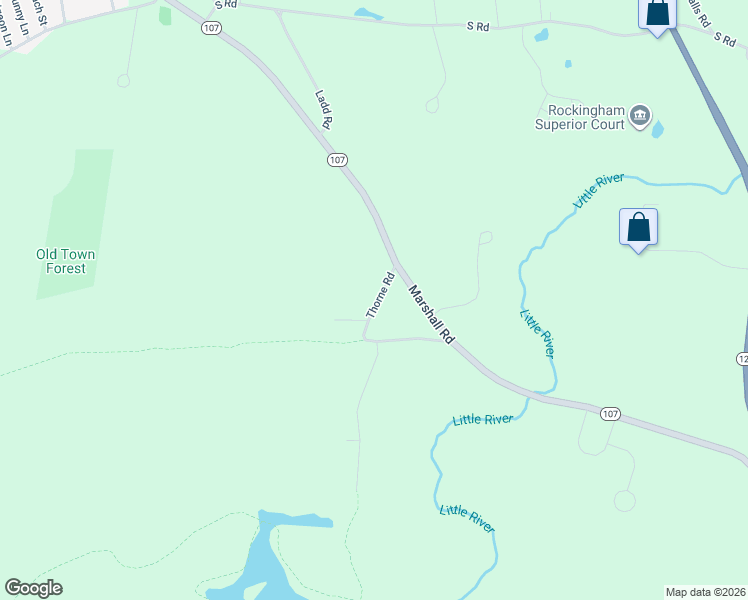 map of restaurants, bars, coffee shops, grocery stores, and more near 14 Thorne Road in Kingston