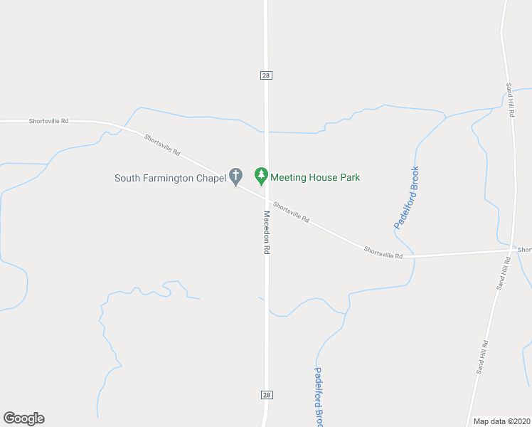 map of restaurants, bars, coffee shops, grocery stores, and more near 1570 Macedon Road in Shortsville