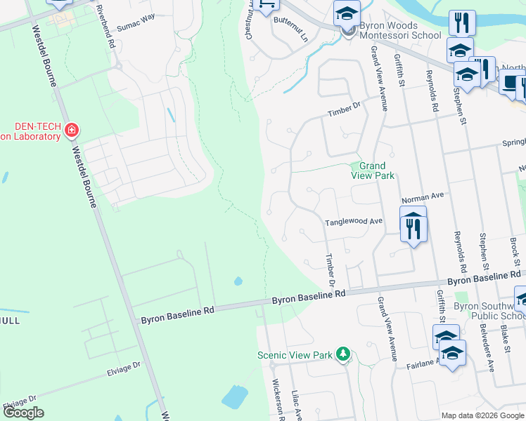 map of restaurants, bars, coffee shops, grocery stores, and more near 34 Mapleton Place in London