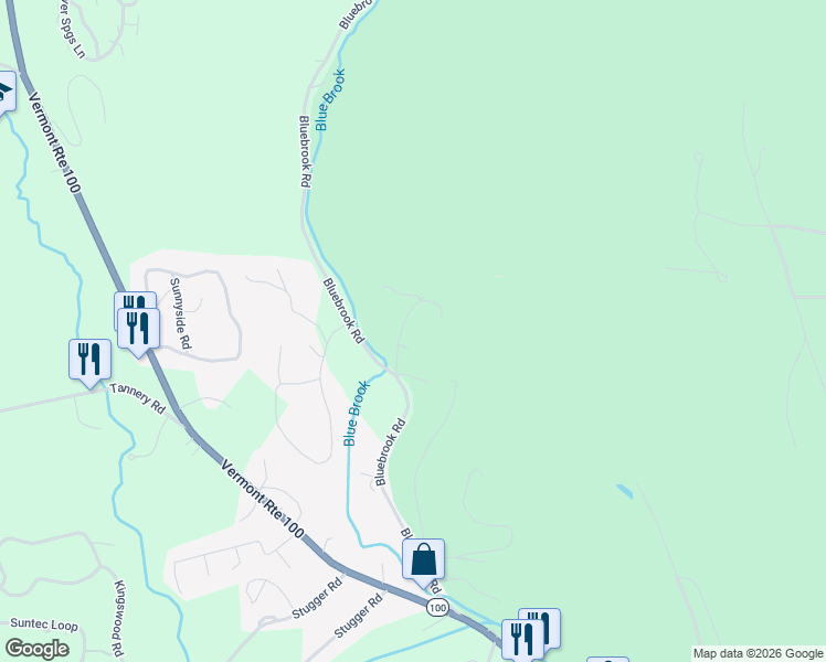 map of restaurants, bars, coffee shops, grocery stores, and more near 4 Someday Road in Dover