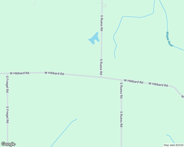 map of restaurants, bars, coffee shops, grocery stores, and more near 4108 West Hibbard Road in Owosso