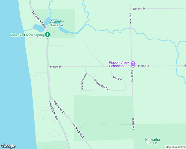 map of restaurants, bars, coffee shops, grocery stores, and more near 10373 Morningdew Court in West Olive