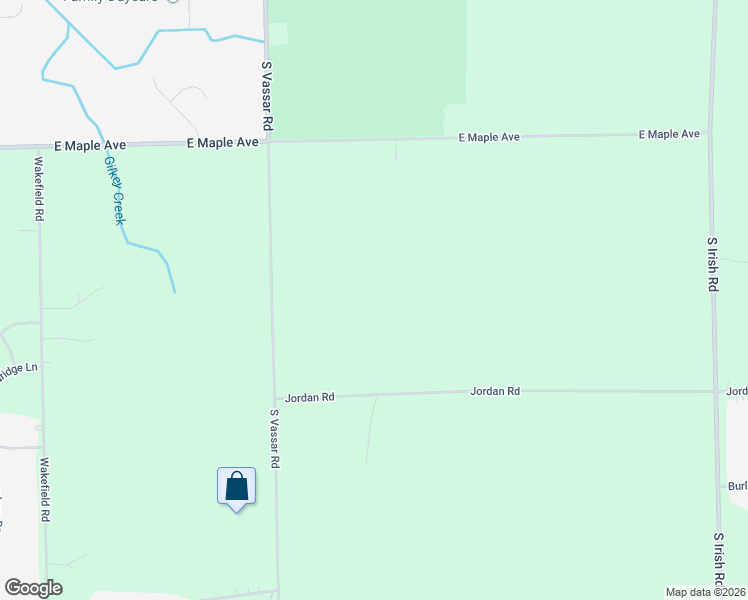 map of restaurants, bars, coffee shops, grocery stores, and more near 5193 South Vassar Road in Grand Blanc