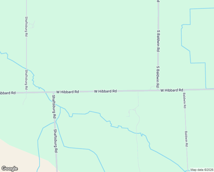map of restaurants, bars, coffee shops, grocery stores, and more near 6370 West Hibbard Road in Laingsburg