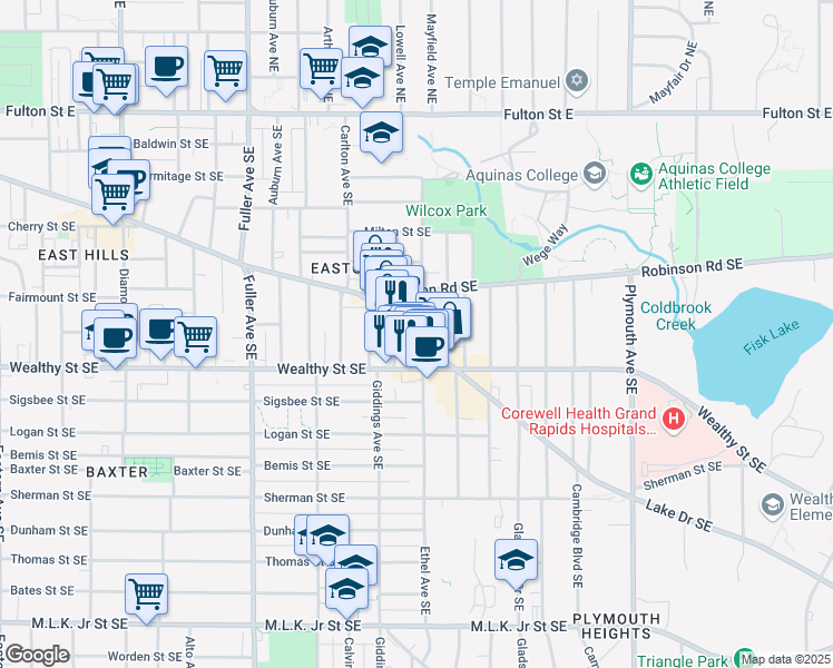1451 Lake Drive Southeast, Grand Rapids MI Walk Score