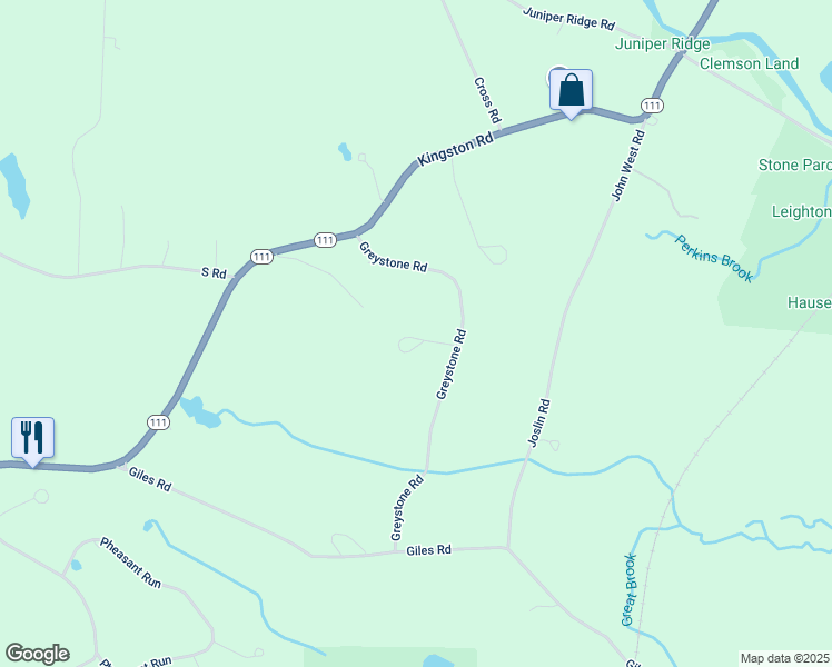 map of restaurants, bars, coffee shops, grocery stores, and more near 11 Grand View Terrace in Kingston