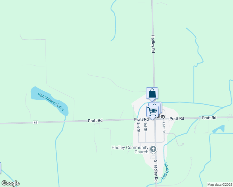 map of restaurants, bars, coffee shops, grocery stores, and more near in Hadley