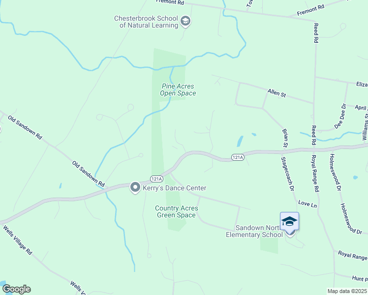 map of restaurants, bars, coffee shops, grocery stores, and more near 25 Scott Lane in Sandown