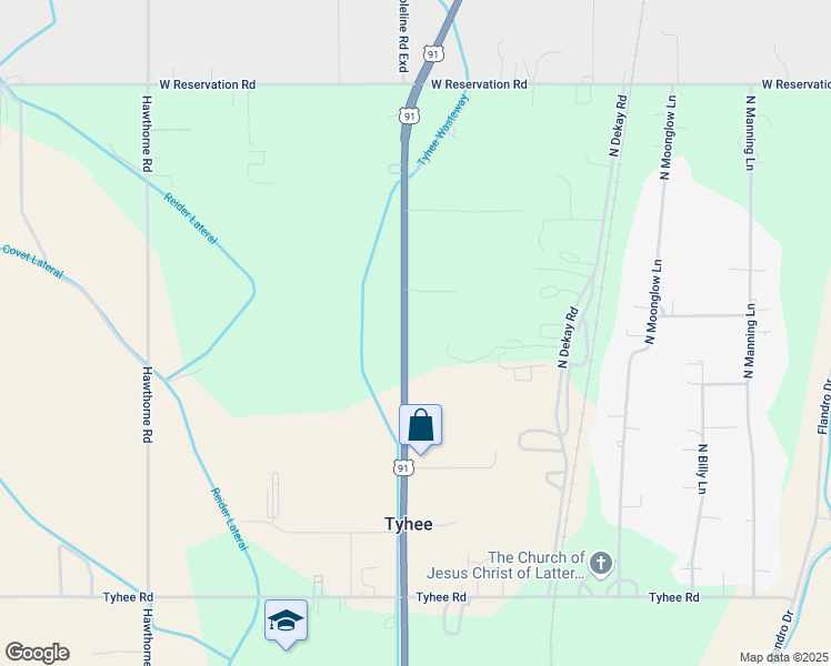 map of restaurants, bars, coffee shops, grocery stores, and more near 13488 North Yellowstone Highway in Pocatello