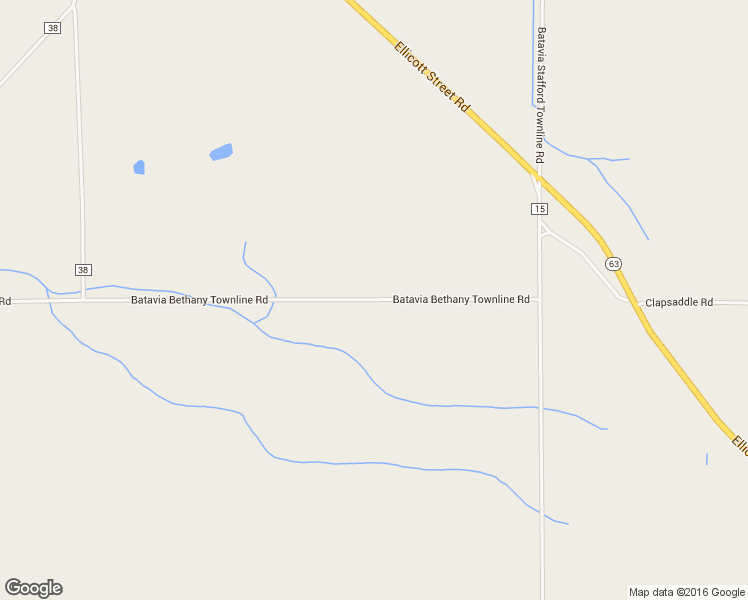map of restaurants, bars, coffee shops, grocery stores, and more near 5256 Batavia Bethany Townline Road in East Bethany
