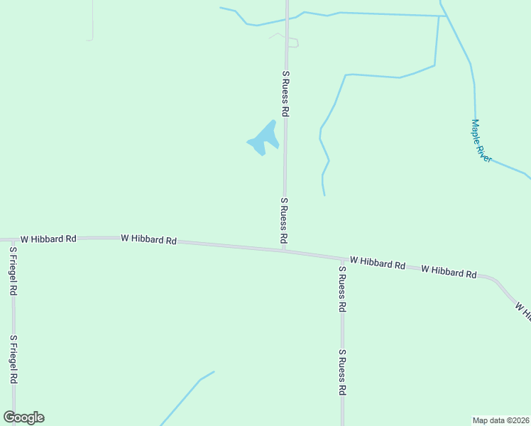 map of restaurants, bars, coffee shops, grocery stores, and more near 4108 West Hibbard Road in Owosso