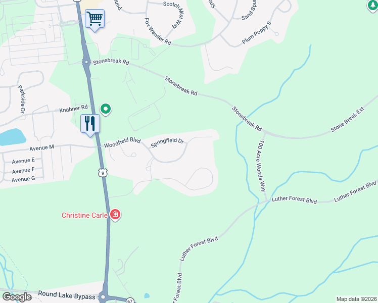 map of restaurants, bars, coffee shops, grocery stores, and more near 122 Woodfield Boulevard in Mechanicville