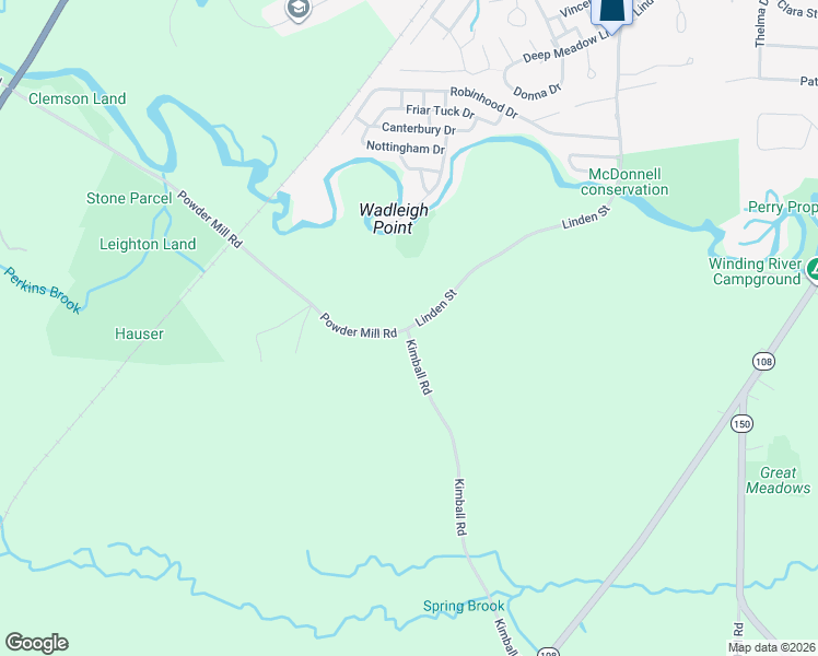 map of restaurants, bars, coffee shops, grocery stores, and more near 141 Linden Street in Exeter