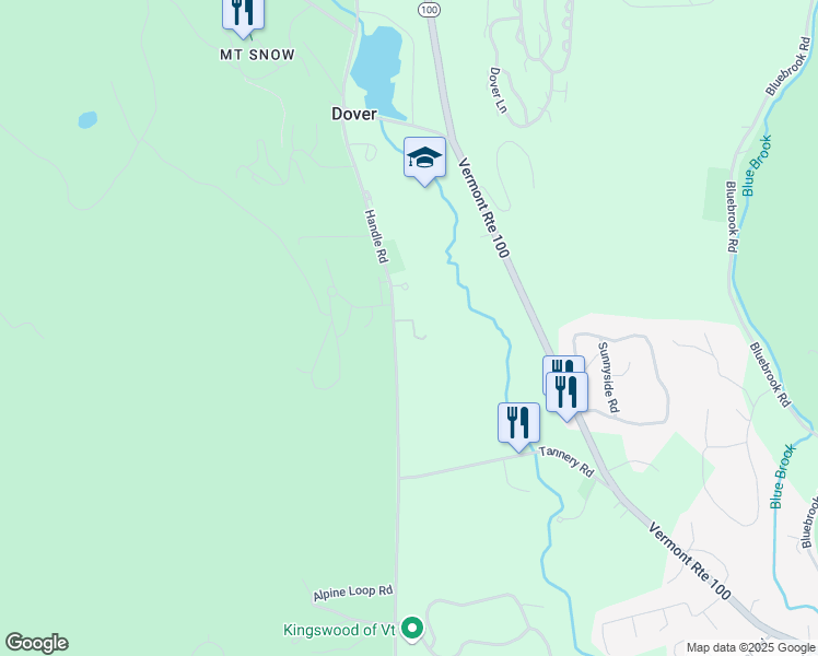 map of restaurants, bars, coffee shops, grocery stores, and more near 12 Butterfield Drive in Dover