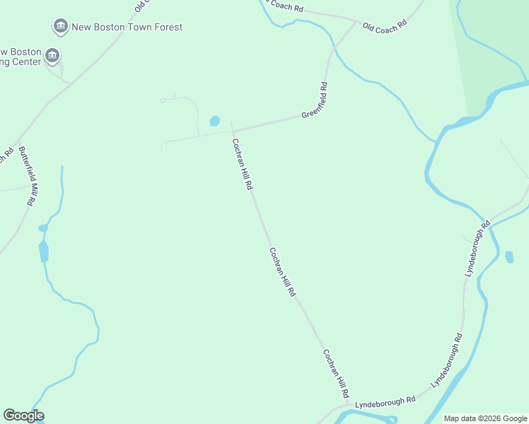 map of restaurants, bars, coffee shops, grocery stores, and more near 277 Cochran Hill Road in New Boston