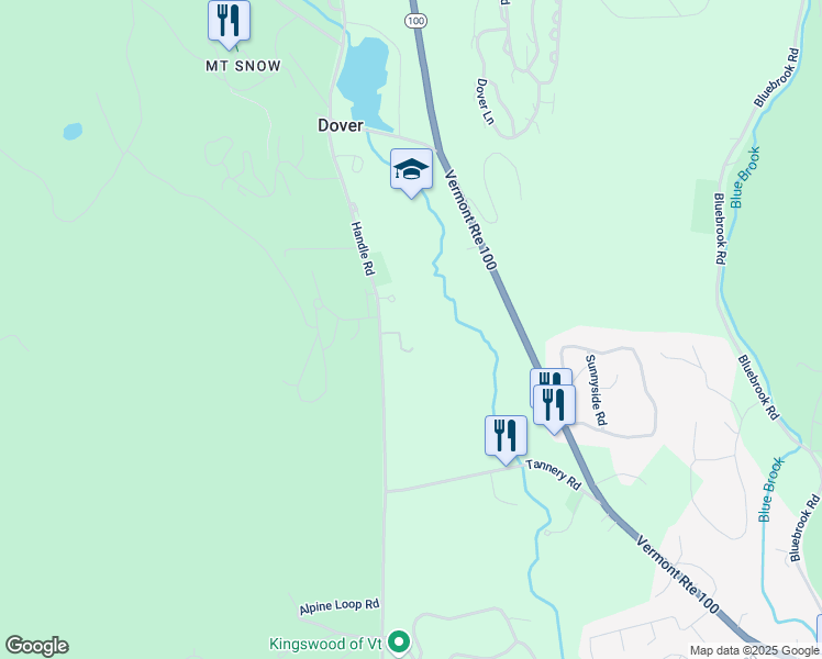 map of restaurants, bars, coffee shops, grocery stores, and more near 15 Butterfield Drive in Dover