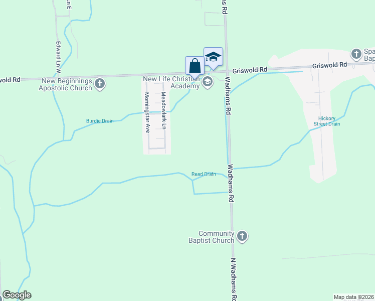 map of restaurants, bars, coffee shops, grocery stores, and more near 1967 Morningstar Avenue in Kimball