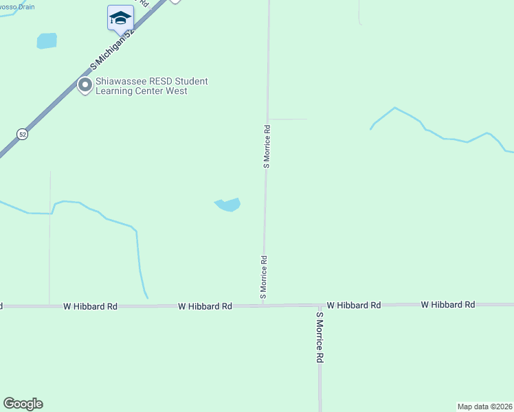 map of restaurants, bars, coffee shops, grocery stores, and more near 2660 South Morrice Road in Owosso