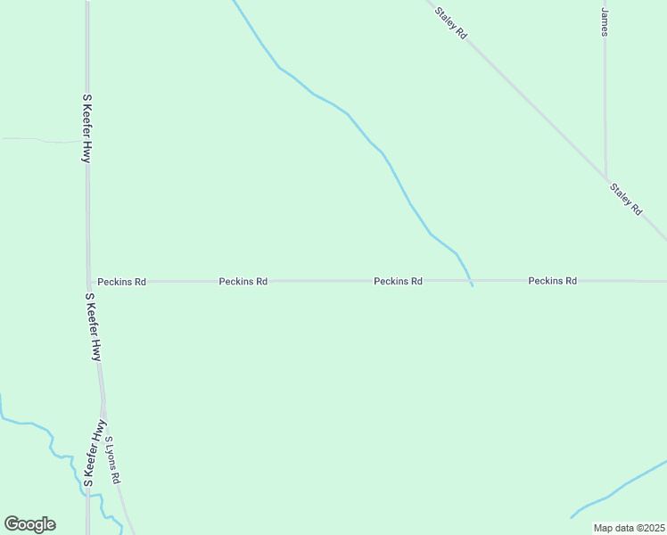 map of restaurants, bars, coffee shops, grocery stores, and more near 6615 Peckins Road in Lyons