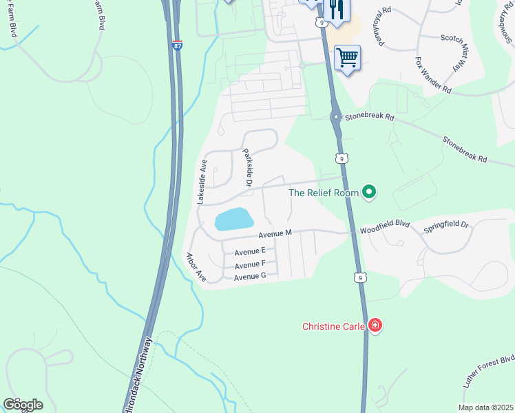 map of restaurants, bars, coffee shops, grocery stores, and more near 2378 U.S. 9 in Mechanicville