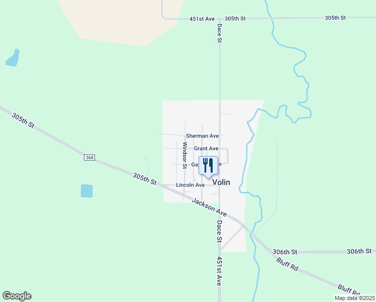 map of restaurants, bars, coffee shops, grocery stores, and more near 300 Windsor Street in Volin