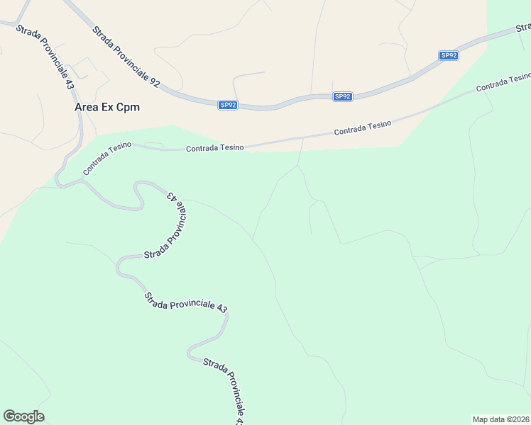 map of restaurants, bars, coffee shops, grocery stores, and more near 45 Contrada Tesino in Provincia di Ascoli Piceno
