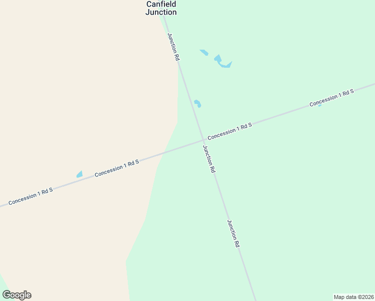 map of restaurants, bars, coffee shops, grocery stores, and more near 1226 Concession 1 Road South in Canfield