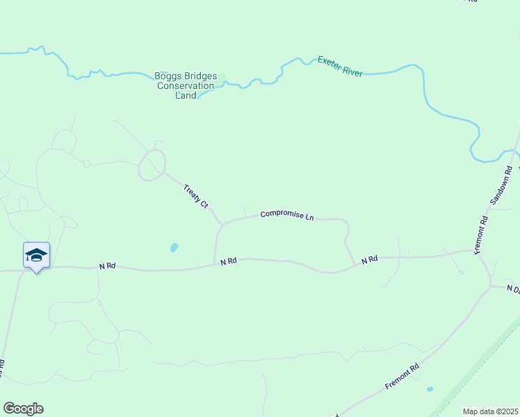 map of restaurants, bars, coffee shops, grocery stores, and more near 24 Compromise Lane in Sandown