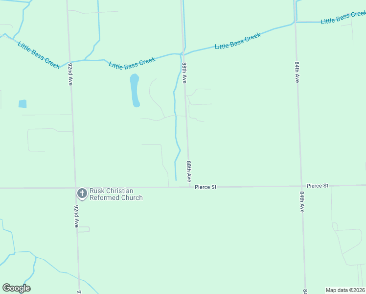 map of restaurants, bars, coffee shops, grocery stores, and more near 10535 88th Avenue in Allendale Charter Township