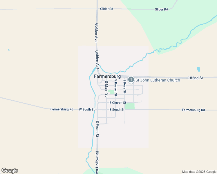 map of restaurants, bars, coffee shops, grocery stores, and more near 101 South Main Street in Farmersburg