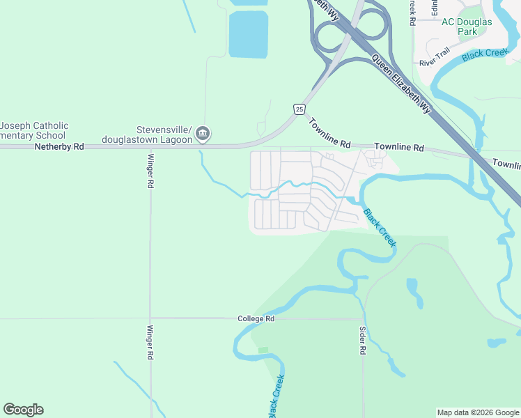 map of restaurants, bars, coffee shops, grocery stores, and more near Trillium Trail in Fort Erie