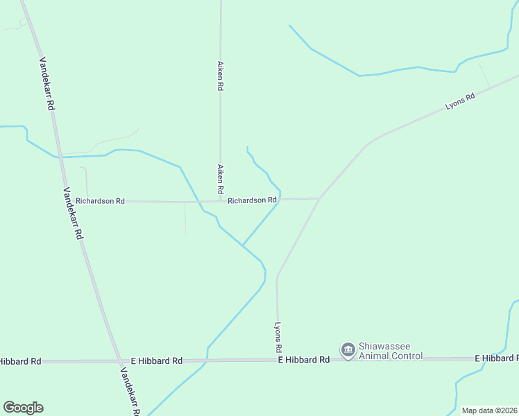 map of restaurants, bars, coffee shops, grocery stores, and more near 1160 Richardson Road in Owosso