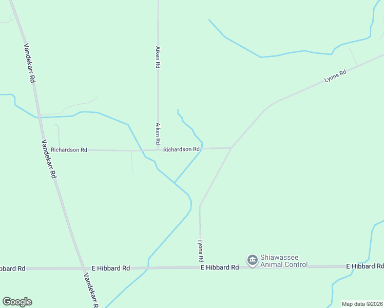 map of restaurants, bars, coffee shops, grocery stores, and more near 1160 Richardson Road in Owosso