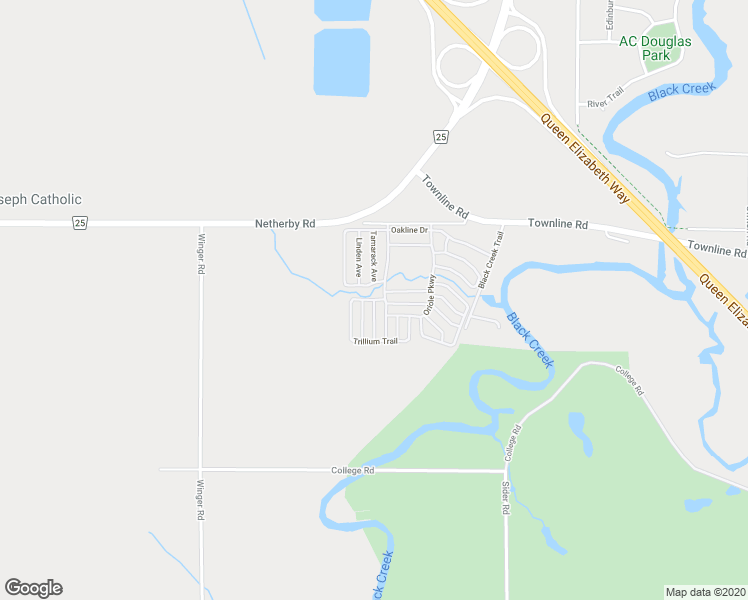 map of restaurants, bars, coffee shops, grocery stores, and more near Trillium Trail in Fort Erie