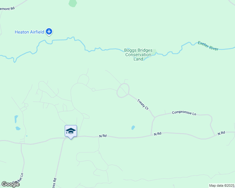 map of restaurants, bars, coffee shops, grocery stores, and more near Treaty Court in Fremont