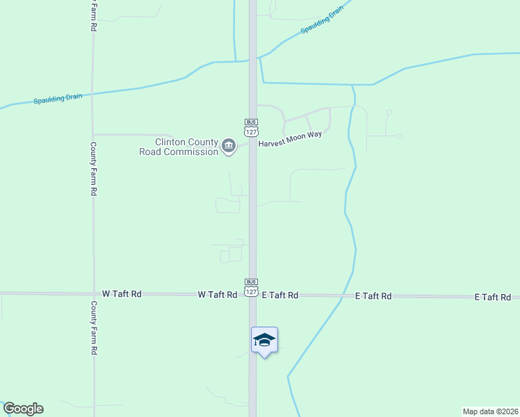 map of restaurants, bars, coffee shops, grocery stores, and more near 3700 South US 27 in Saint Johns