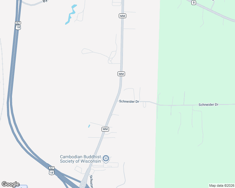 map of restaurants, bars, coffee shops, grocery stores, and more near 1975 County Road MM in Fitchburg