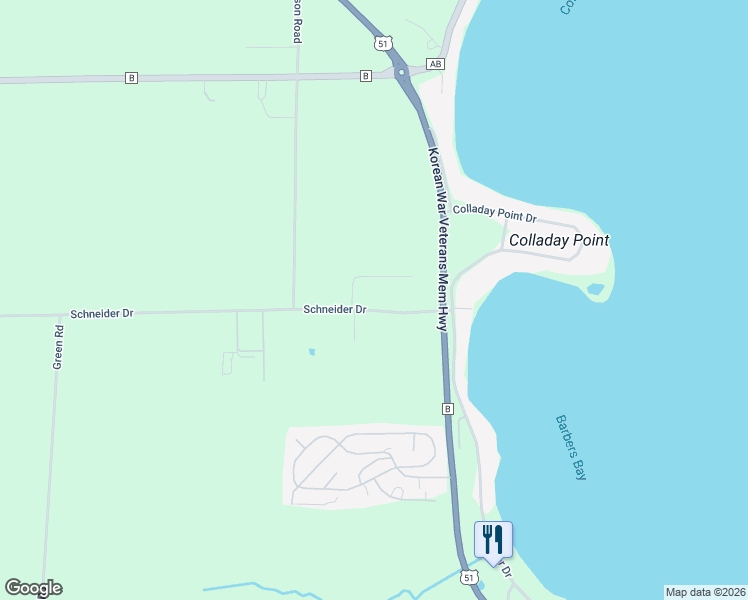 map of restaurants, bars, coffee shops, grocery stores, and more near 3644 Schneider Drive in Stoughton